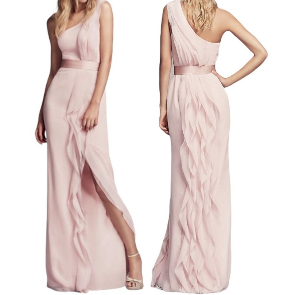 White by Vera Wang Blush Bridesmaid Dress